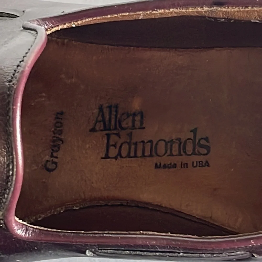 Allen Edmonds Grayson Shell Tassel Loafers In Burgundy Cordovan